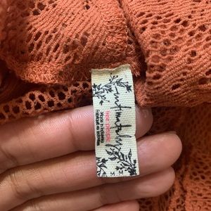 Free People Lace Turtleneck